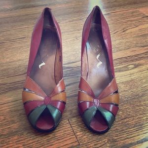Vintage Rainbow Heels